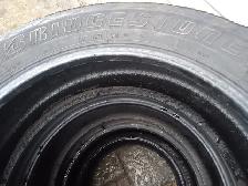 4 pneus été Bridgestone Alenza HL 255-55R20 excellent état - Photo 3