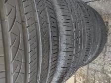4 pneus été Hankook Ventus 235-50R19 comme neufs. - Photo 2