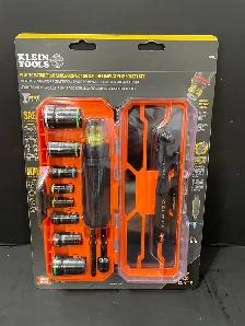 KLEIN TOOLS FLIP-16 RATCHETING SCREWDRIVER SET