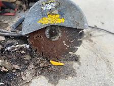 Stanley concrete chop saw