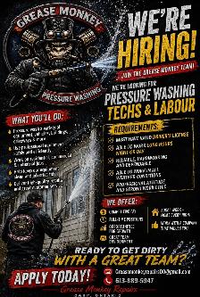 mobile pressure washer technician