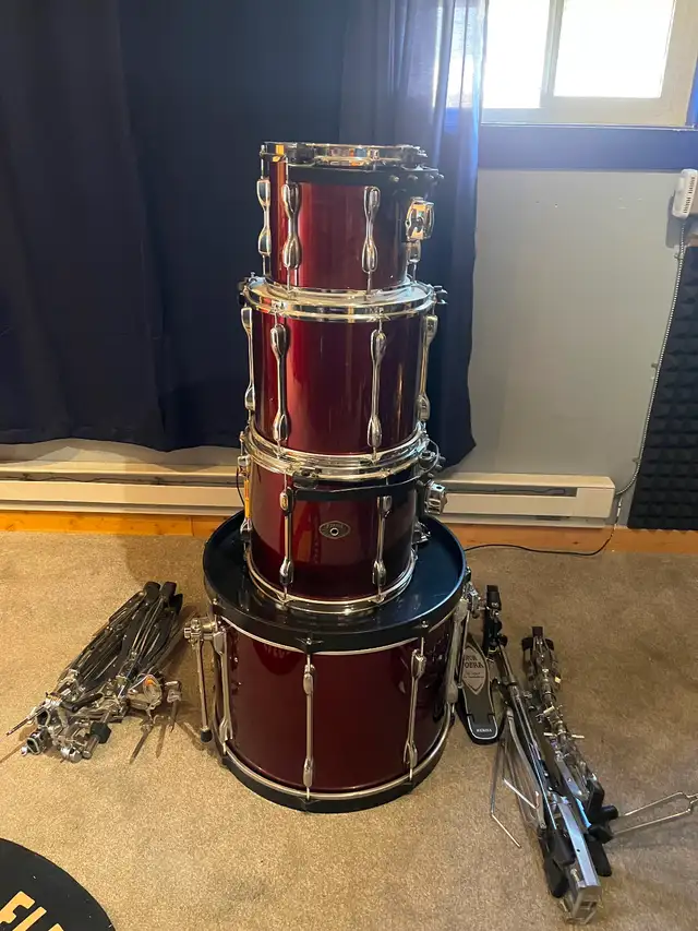 Tama rockstar 4 piece 1980’s drums