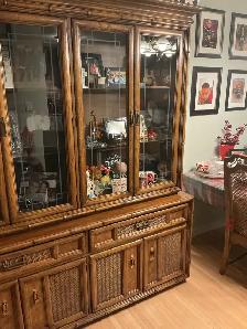 Free Dining Room Set,  Chairs,  China Cabinet & Hutch - Photo 2