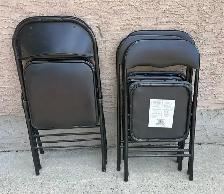 Black Folding Chairs