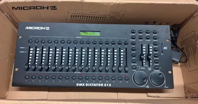 Like New Microh DMX Dictator 512 Programmable DMX Controller