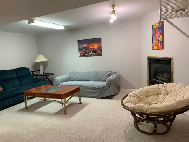 One BR available in 2 BR basement