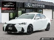 2017 Lexus IS 300 F Sport Series 2 Nav, Blindspot, White/Red