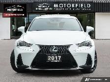 2017 Lexus IS 300 F Sport Series 2 Nav, Blindspot, White/Red - Photo 2
