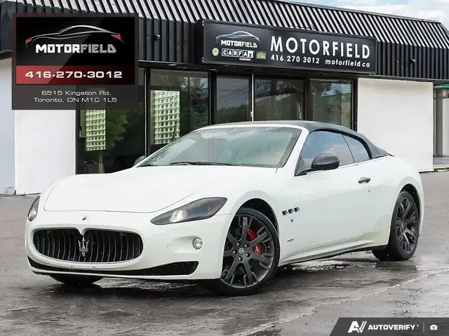 2011 Maserati GranTurismo Convertible S Convertible 4.7L V8 Acc