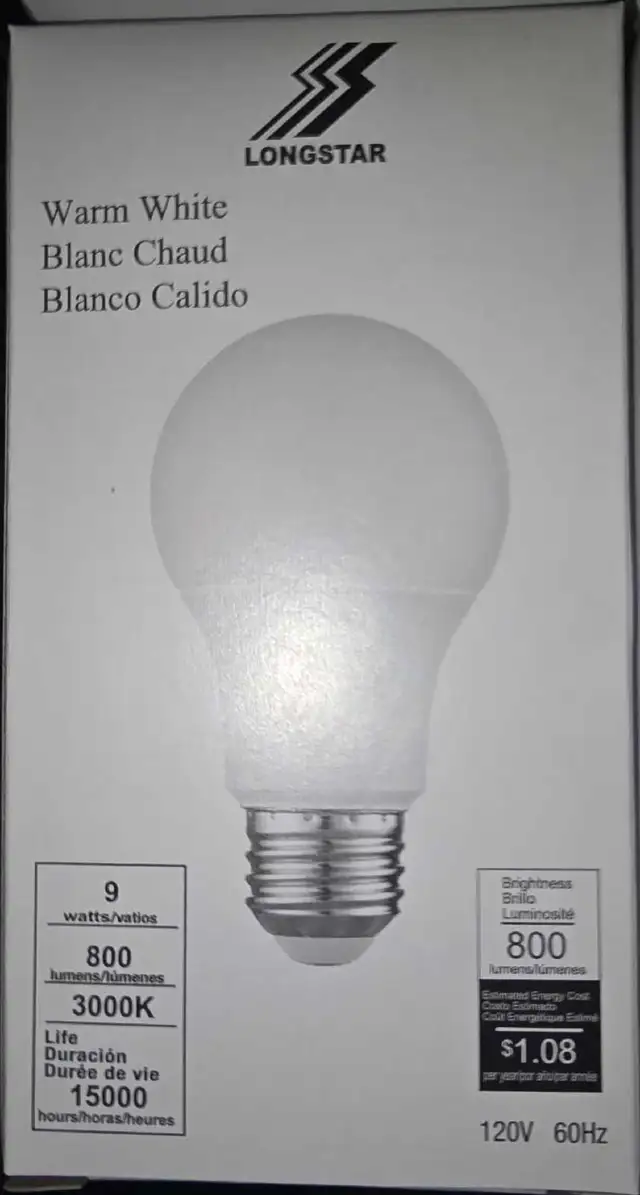 LED WARM WHITE BLUB