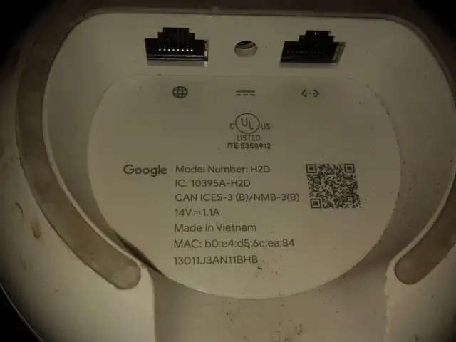Google Wifi Nest H2D Router/Mesh wifi range extender pc mac lapt