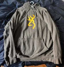 Browning Olive Hoodie - XL