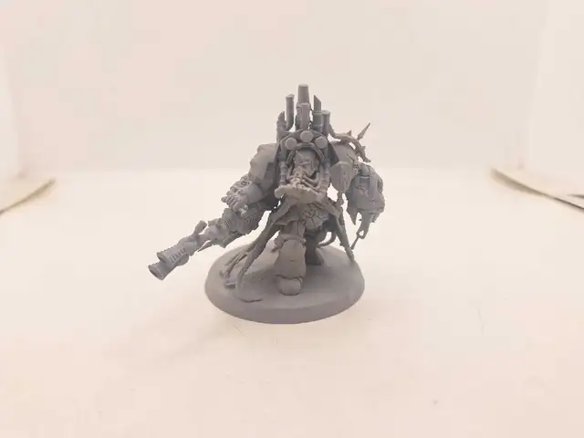 Warhammer 40k Deathguard Primed Gray Lord Virulence