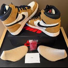 Nike Air Jordan 1  Men’s Sneakers Size 9.5/ Authentic - Photo 6