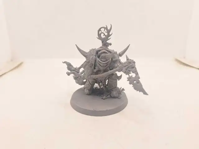 Warhammer 40k Deathguard Primed Gray Lord Of Contagion