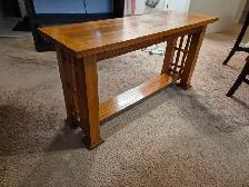 OAK SOFA TABLE - Photo 2