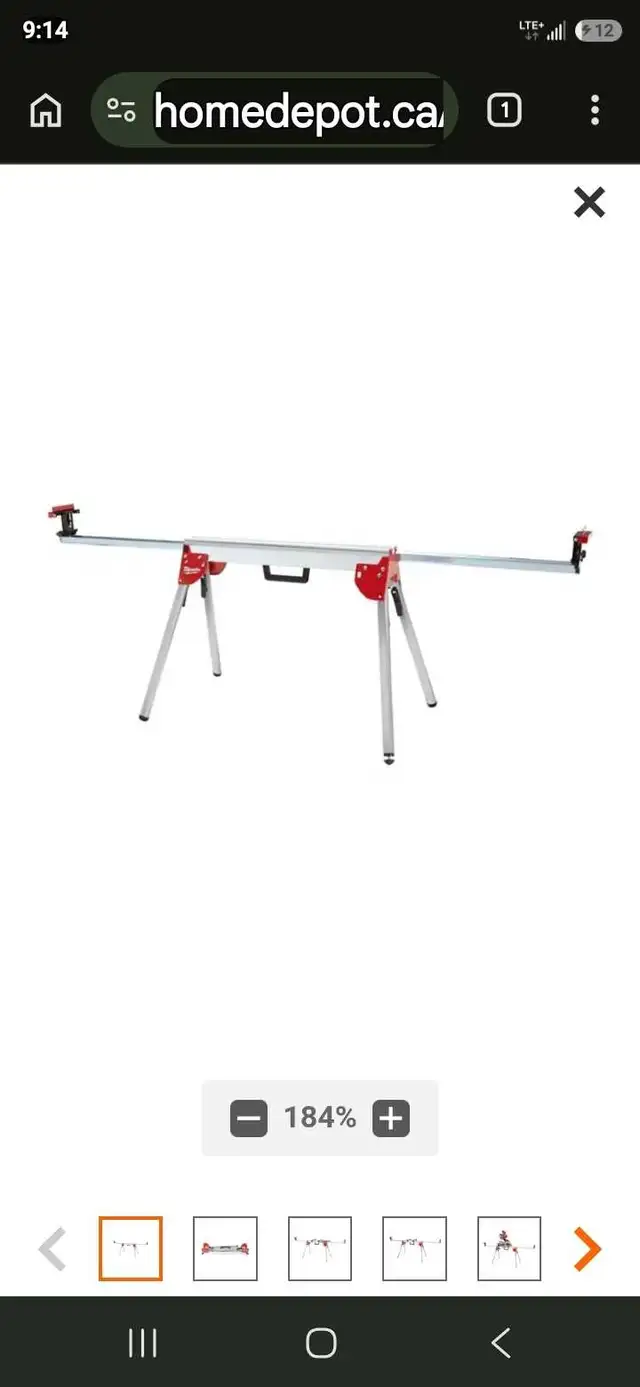 Milwalkee Mitor Saw Stand used