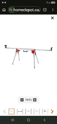 Milwalkee Mitor Saw Stand used