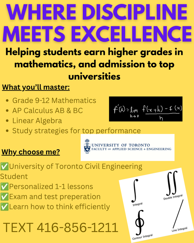 University of Toronto Engineering Math Tutor