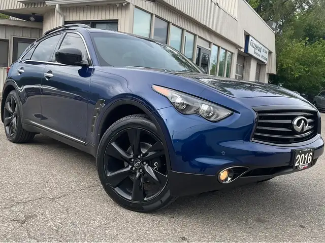 2016 Infiniti QX70 S AWD - LEATHER! NAV! 360 CAM! COOLED SEATS!