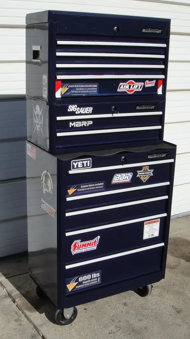 MASTERCRAFT 3 PIECE TOOL CHEST / BOX