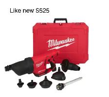 Milwaukee Tool M12 12V Li-Ion Cordless Drain Cleaning Airsnake