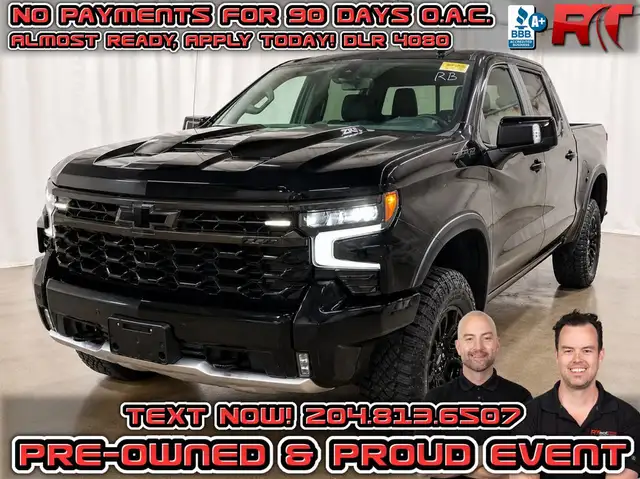 2025 Chevrolet Silverado 1500 ZR2 4WD - Tech / Appearance / Dark