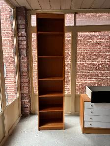 Wood tall bookshelf