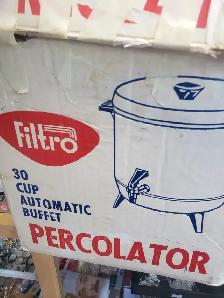 Vintage Filtro 30-Cup Coffee Percolator