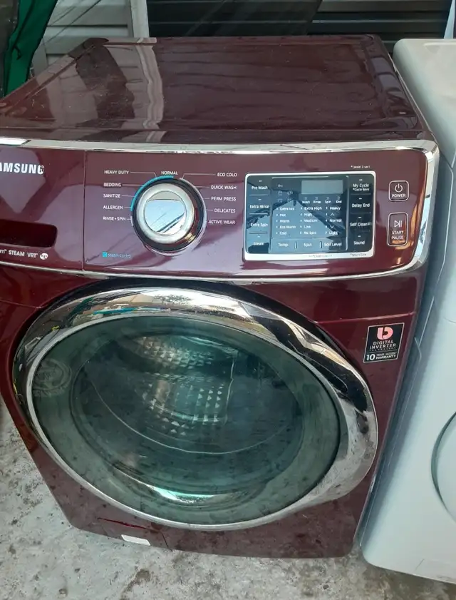 ✨ Free Delivery Washer Washing Machine Red Stainless Samsung 27'