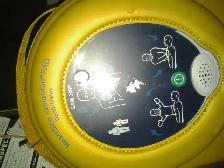 new AED portable defibrillators in softcase also CPAP , nebulize