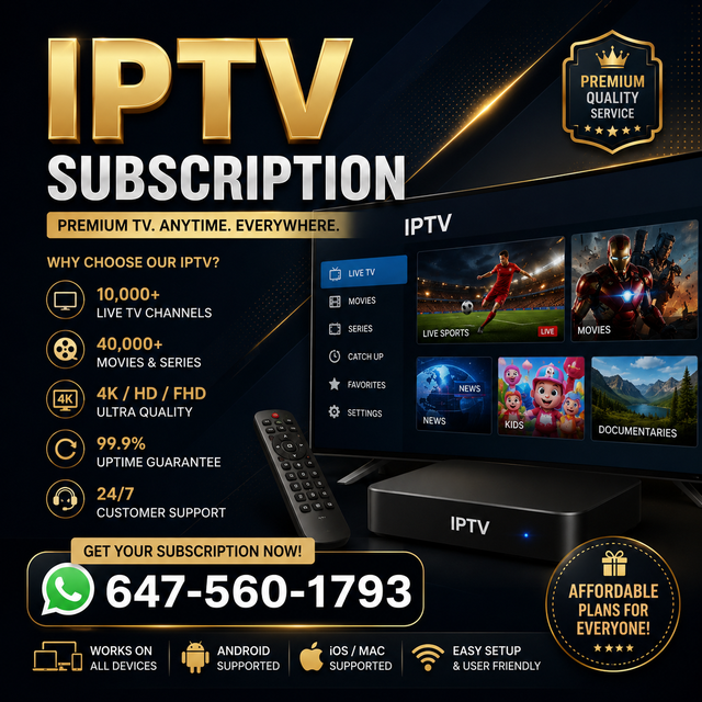 Great 4K TV Subcription