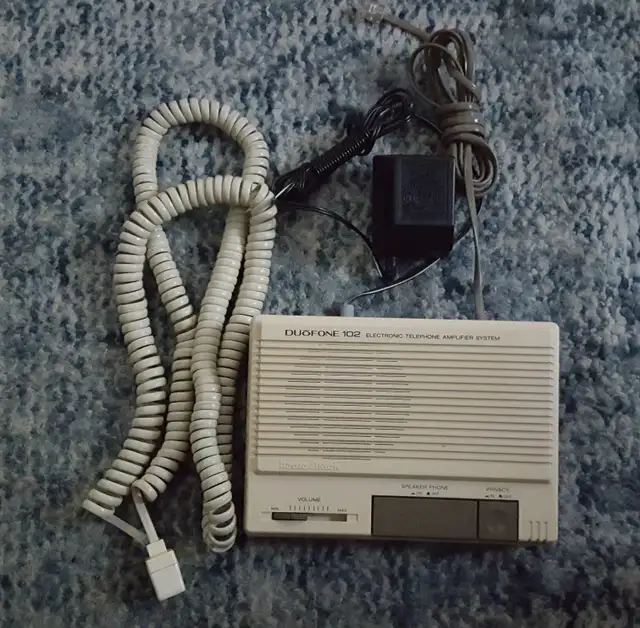 Telephone Amplifier, Duofone model 102. Radio Shack