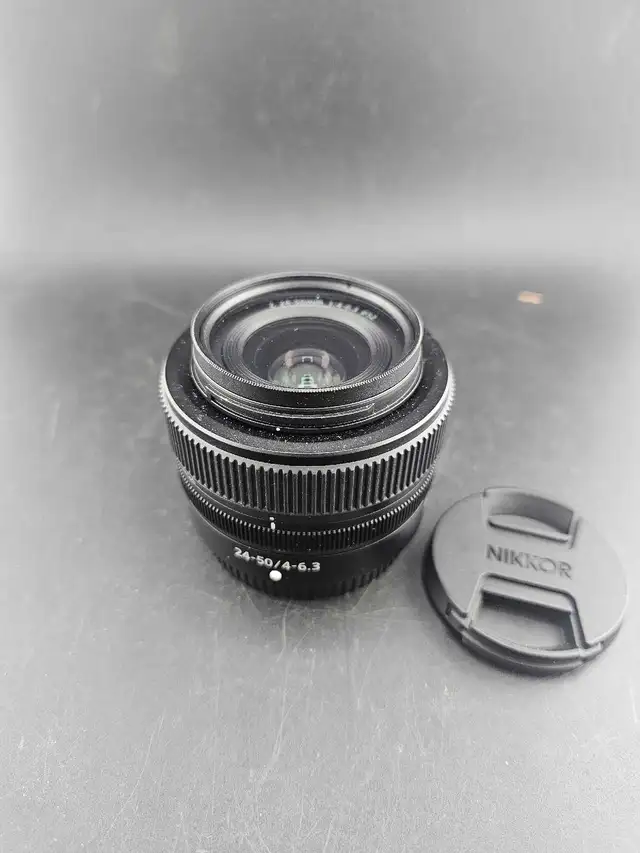 Nixon 24-50mm Nikkor Z 1:4-6.3 lens