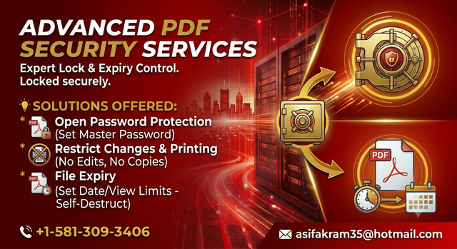 Advanced PDF Security & Expiry Services