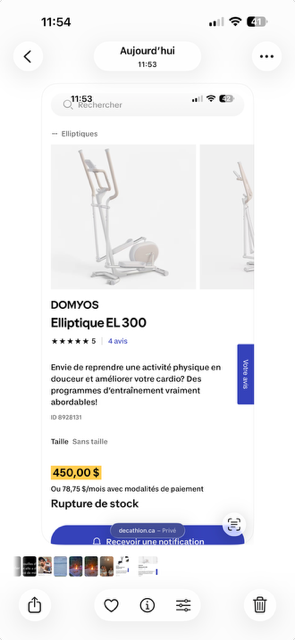 vélo elliptique