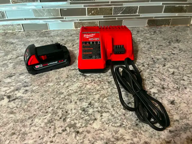Milwaukee M18 2AH Battery & Charger