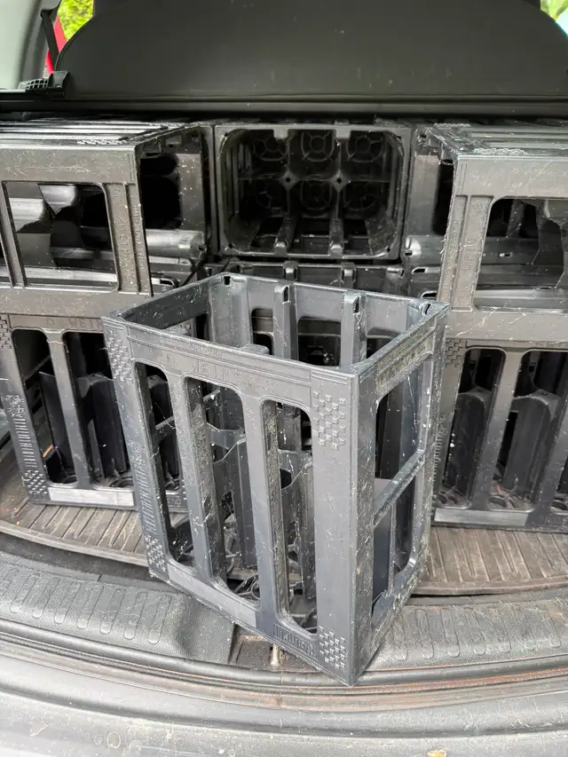 Stackable Wine Bottle 6 Pack Bins
