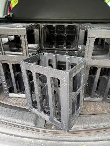 Stackable Wine Bottle 6 Pack Bins