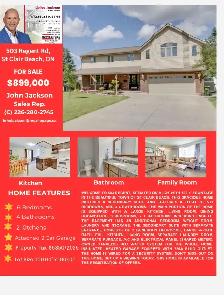 House for sale in St. Clair Beach