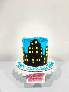 Custom Cakes , birthday cakes, skyline cake