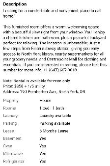Room for Rent - Toronto - Photo 3