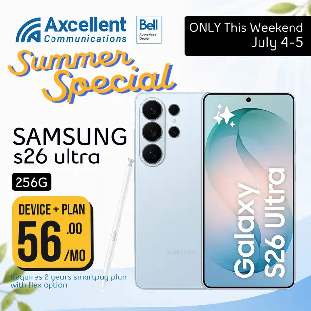 Bell Samsung S26 Ultra Special Offer