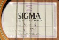 Sigma GCS-6 acoustic guitar  ~~  Made in Japan - Photo 2