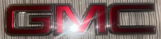 GMC EMBLEM 17"x4" VGC