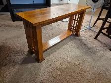 OAK SOFA TABLE