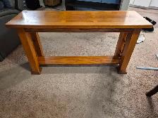 OAK SOFA TABLE - Photo 2