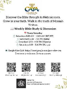 Online Sabbath Fellowship – Discover the Bible's Hebraic Roots