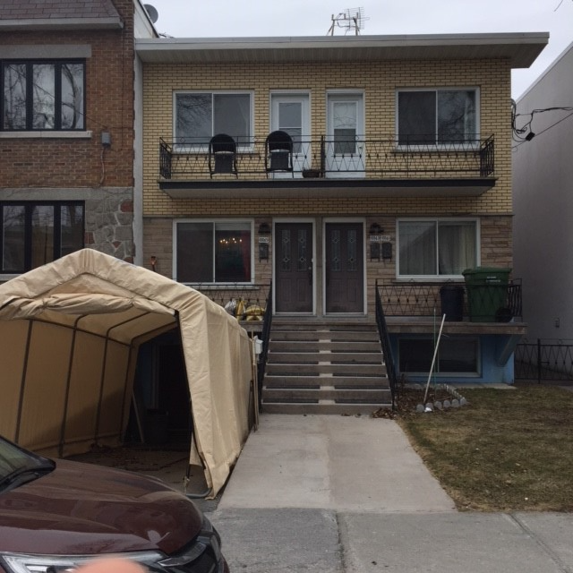 Grand 6 ½ bas duplex avec garage ferméQuartier Ahuntsic