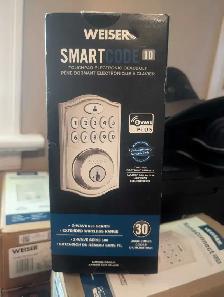 brand new Weiser smart electronic dead bolt